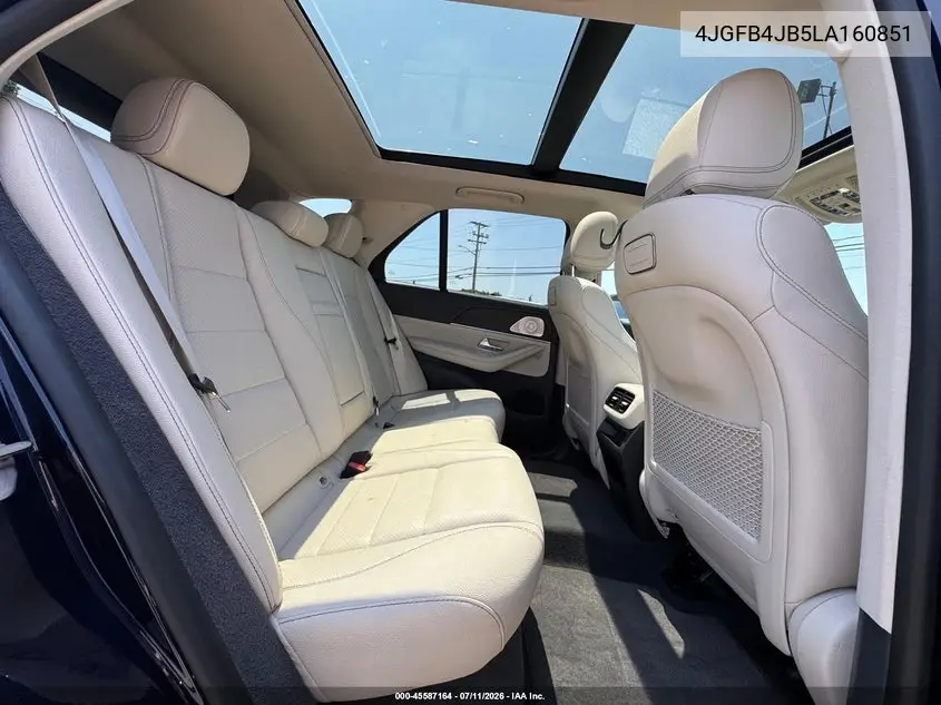 2020 Mercedes-Benz Gle 350 VIN: 4JGFB4JB5LA160851 Lot: 60841366