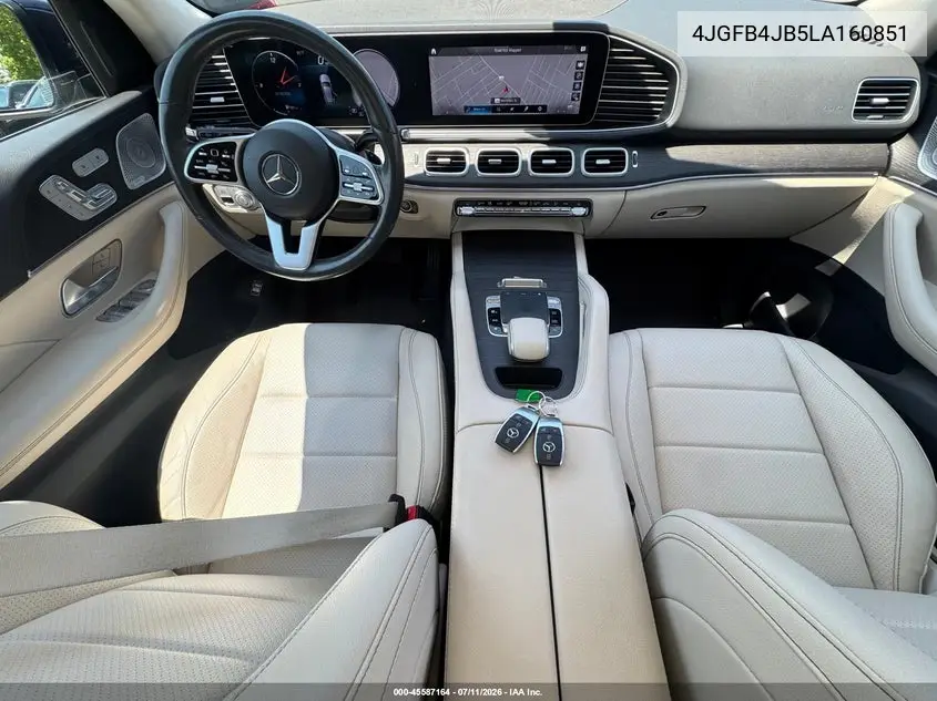 2020 Mercedes-Benz Gle 350 VIN: 4JGFB4JB5LA160851 Lot: 60841366
