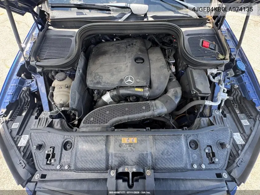 2020 Mercedes-Benz Gle 350 4Matic VIN: 4JGFB4KB0LA074135 Lot: 61219546