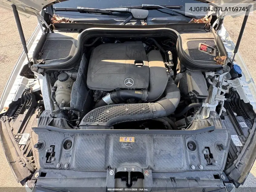 2020 Mercedes-Benz Gle 350 VIN: 4JGFB4JB7LA169745 Lot: 61224876