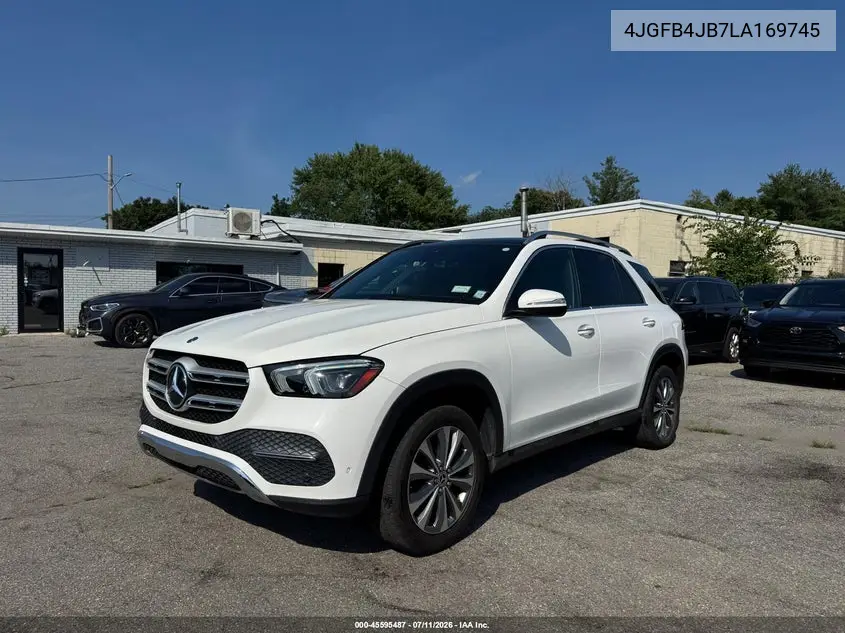 2020 Mercedes-Benz Gle 350 VIN: 4JGFB4JB7LA169745 Lot: 61224876