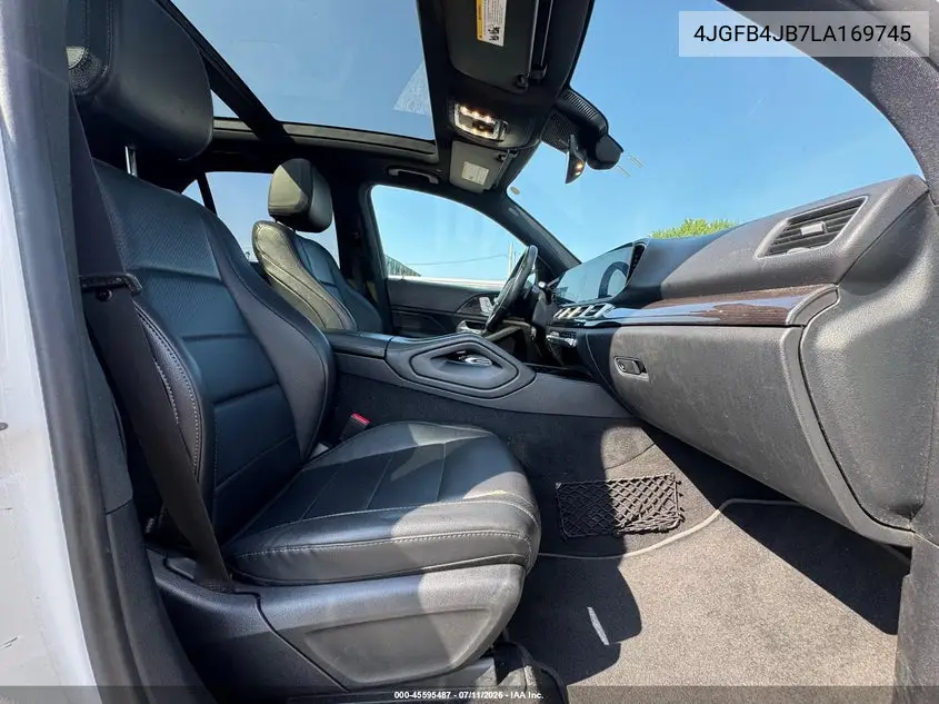 2020 Mercedes-Benz Gle 350 VIN: 4JGFB4JB7LA169745 Lot: 61224876