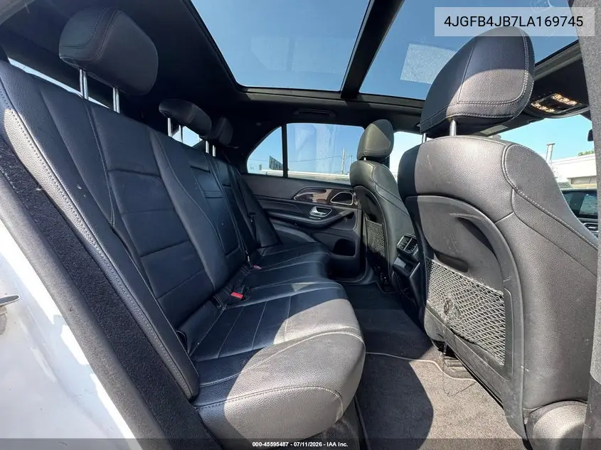 2020 Mercedes-Benz Gle 350 VIN: 4JGFB4JB7LA169745 Lot: 61224876