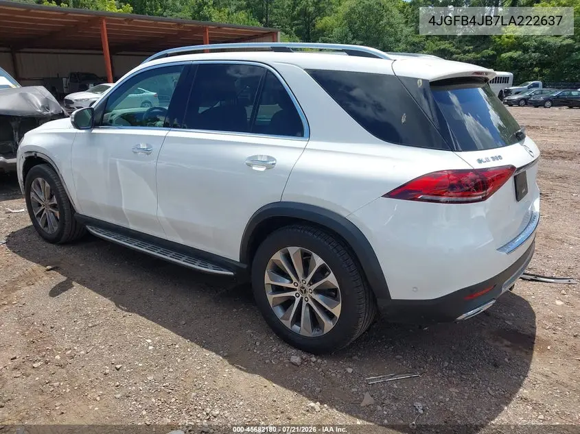 2020 Mercedes-Benz Gle 350 VIN: 4JGFB4JB7LA222637 Lot: 45682180