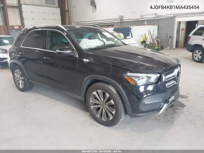 2021 Mercedes-Benz Gle 350 4Matic VIN: 4JGFB4KB1MA435454 Lot: 45312790