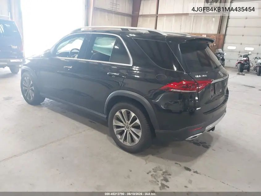 2021 Mercedes-Benz Gle 350 4Matic VIN: 4JGFB4KB1MA435454 Lot: 45312790