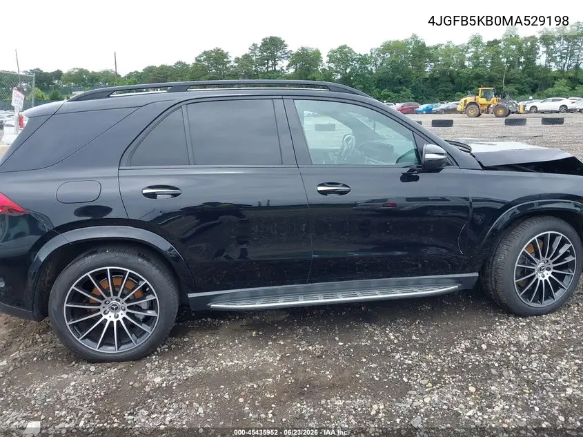 2021 Mercedes-Benz Gle 450 4Matic VIN: 4JGFB5KB0MA529198 Lot: 45435952