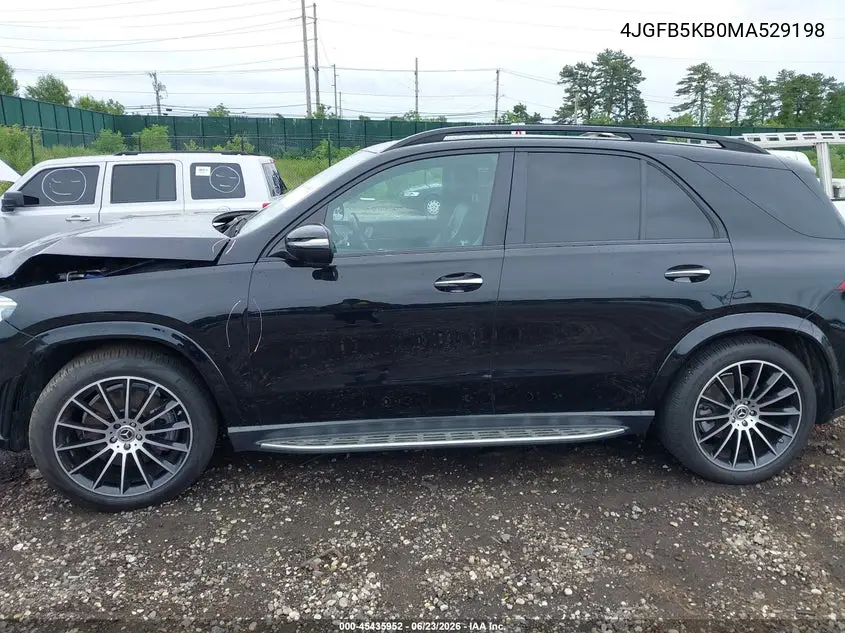 2021 Mercedes-Benz Gle 450 4Matic VIN: 4JGFB5KB0MA529198 Lot: 45435952