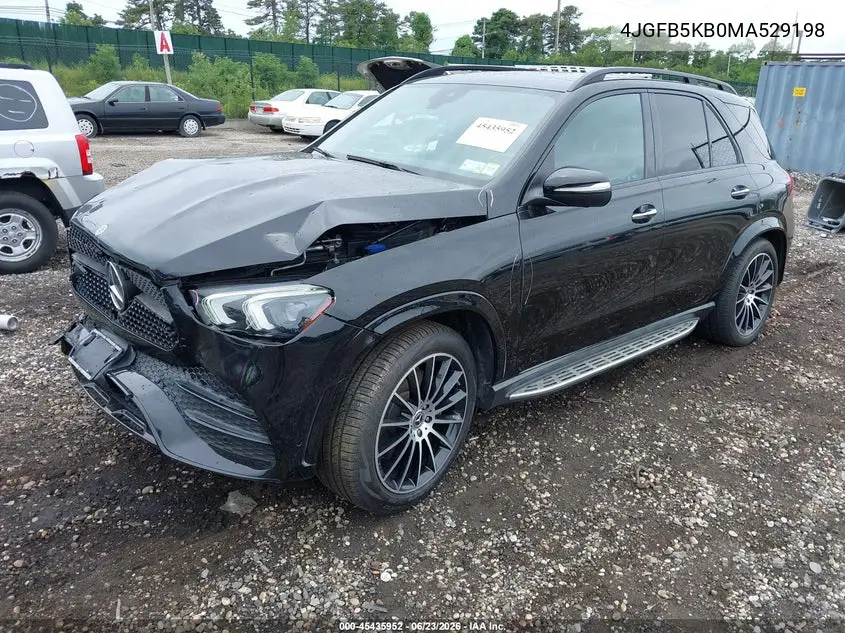 2021 Mercedes-Benz Gle 450 4Matic VIN: 4JGFB5KB0MA529198 Lot: 45435952