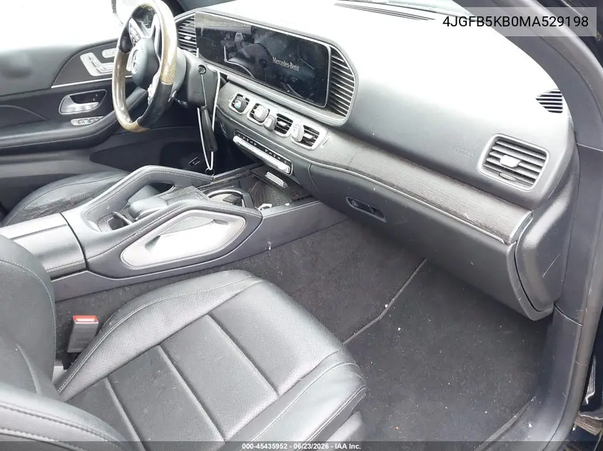 2021 Mercedes-Benz Gle 450 4Matic VIN: 4JGFB5KB0MA529198 Lot: 45435952