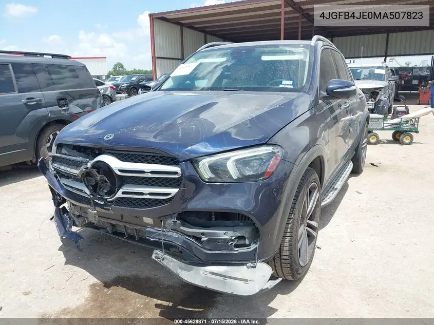 2021 Mercedes-Benz Gle 350 VIN: 4JGFB4JE0MA507823 Lot: 45629871