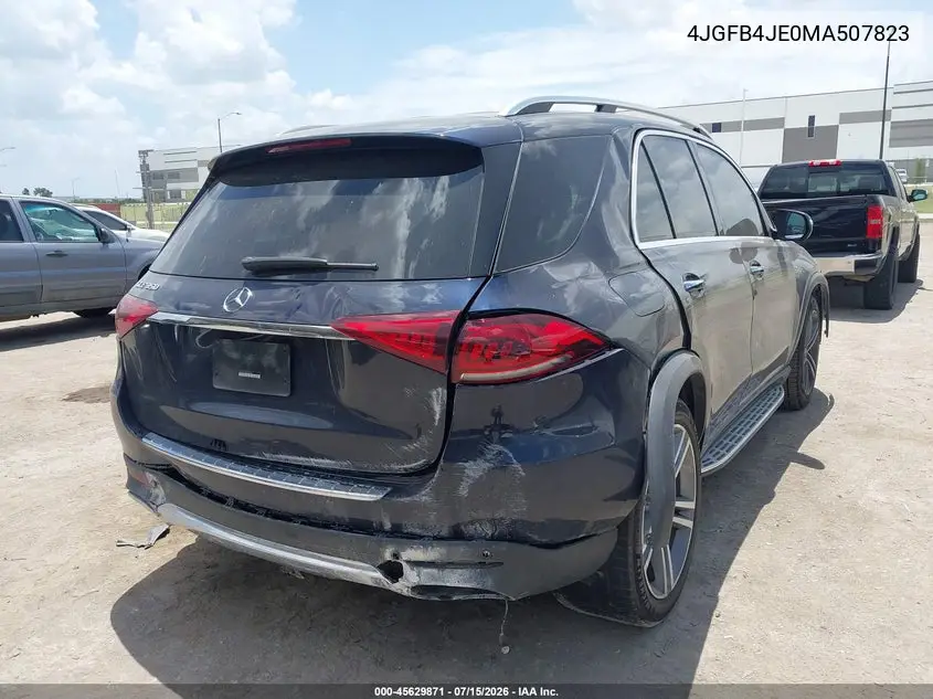 2021 Mercedes-Benz Gle 350 VIN: 4JGFB4JE0MA507823 Lot: 45629871