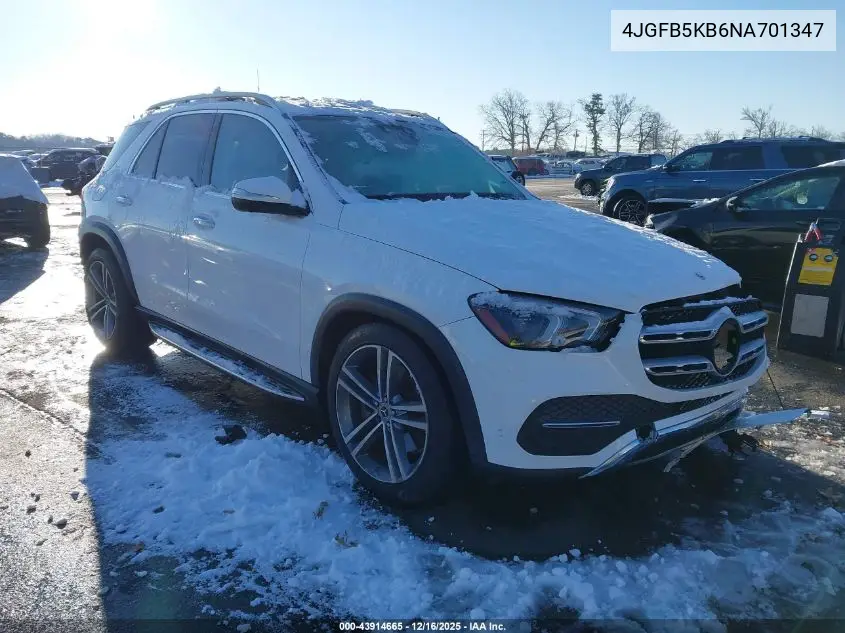 4JGFB5KB6NA701347 2022 Mercedes-Benz Gle 450 4Matic