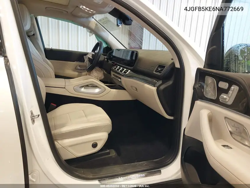 2022 Mercedes-Benz Gle 450 4Matic VIN: 4JGFB5KE6NA772669 Lot: 45352232