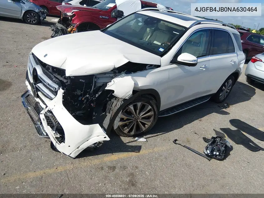 2022 Mercedes-Benz Gle 350 VIN: 4JGFB4JB0NA630464 Lot: 45556651
