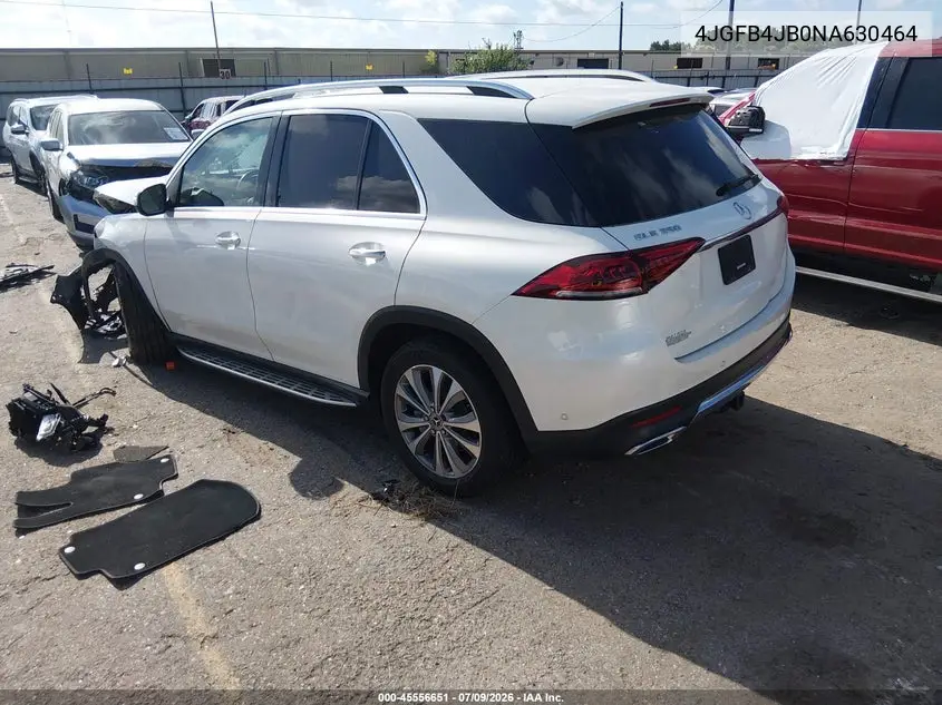 2022 Mercedes-Benz Gle 350 VIN: 4JGFB4JB0NA630464 Lot: 45556651