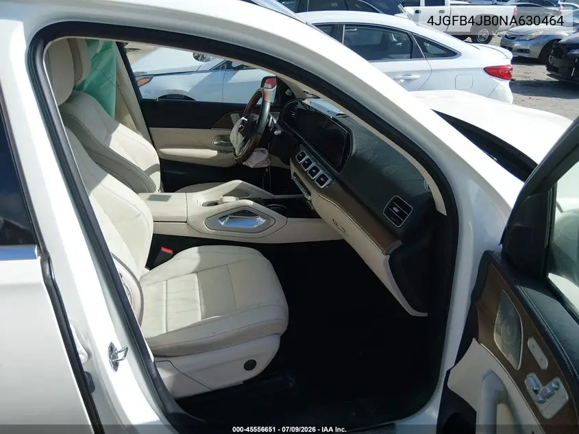 2022 Mercedes-Benz Gle 350 VIN: 4JGFB4JB0NA630464 Lot: 45556651