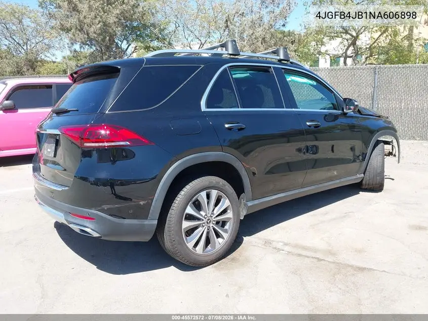2022 Mercedes-Benz Gle 350 VIN: 4JGFB4JB1NA606898 Lot: 45572572