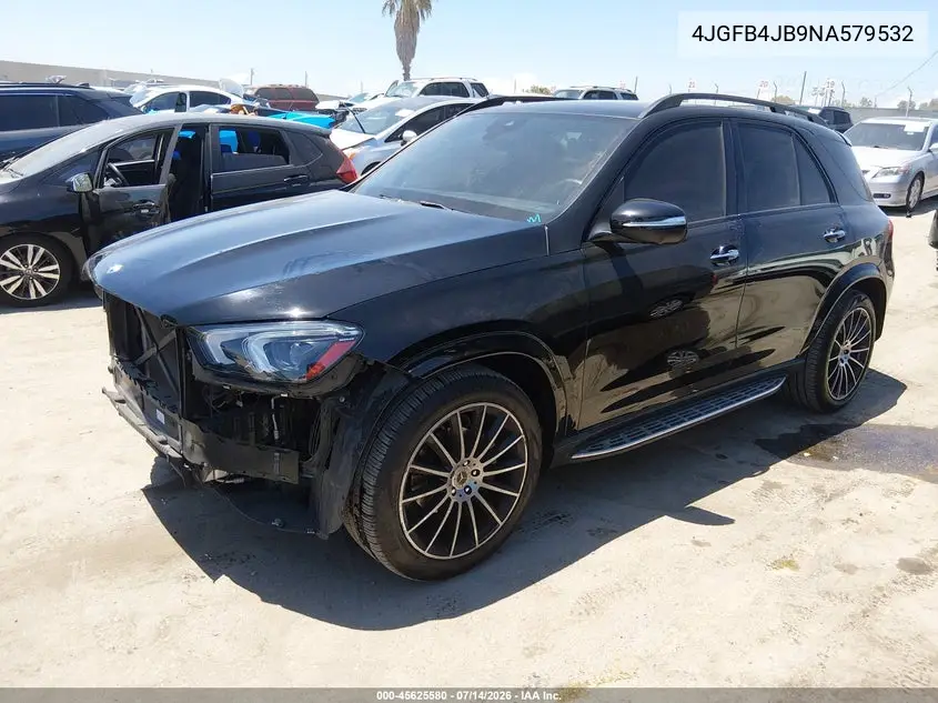 2022 Mercedes-Benz Gle 350 VIN: 4JGFB4JB9NA579532 Lot: 45625580