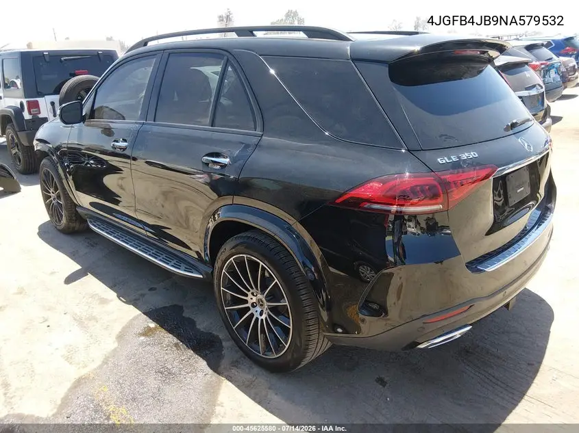 2022 Mercedes-Benz Gle 350 VIN: 4JGFB4JB9NA579532 Lot: 45625580