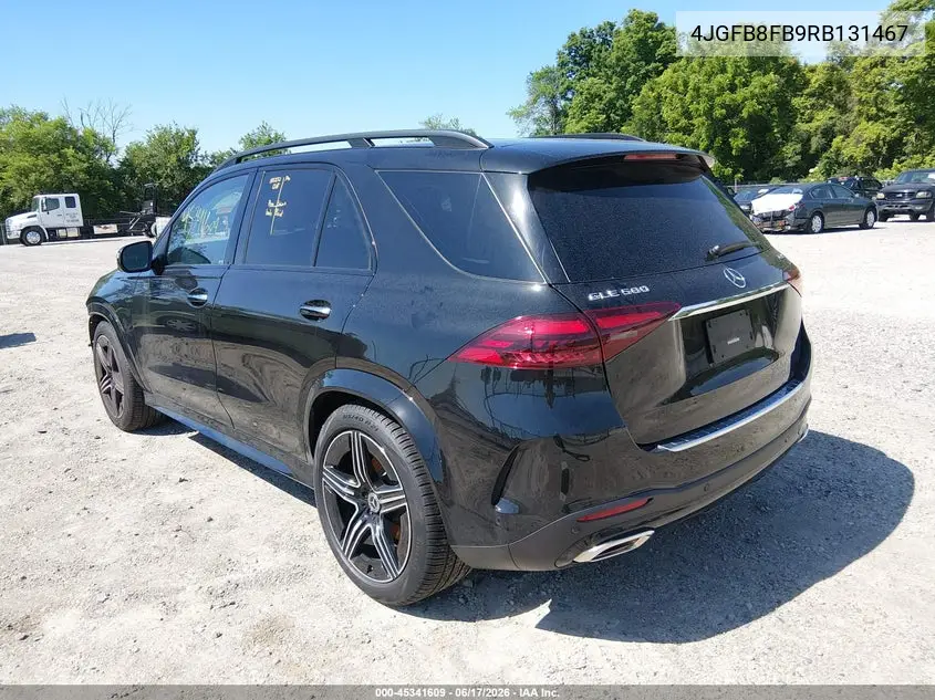 2024 Mercedes-Benz Gle 580 4Matic VIN: 4JGFB8FB9RB131467 Lot: 45341609