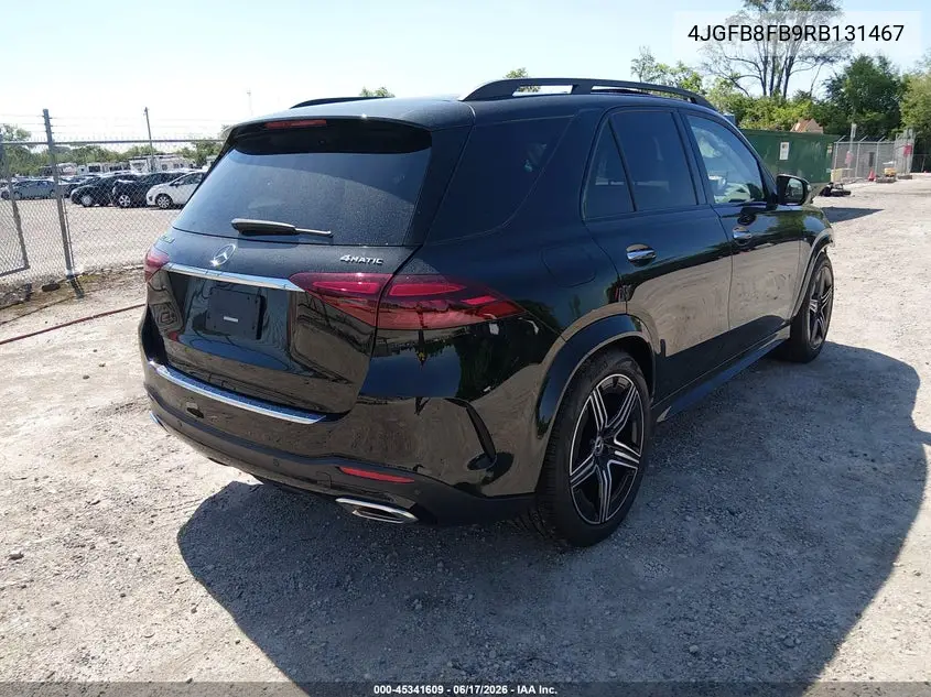 2024 Mercedes-Benz Gle 580 4Matic VIN: 4JGFB8FB9RB131467 Lot: 45341609