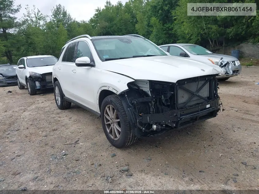 2024 Mercedes-Benz Gle 350 4Matic VIN: 4JGFB4FBXRB061454 Lot: 45529003