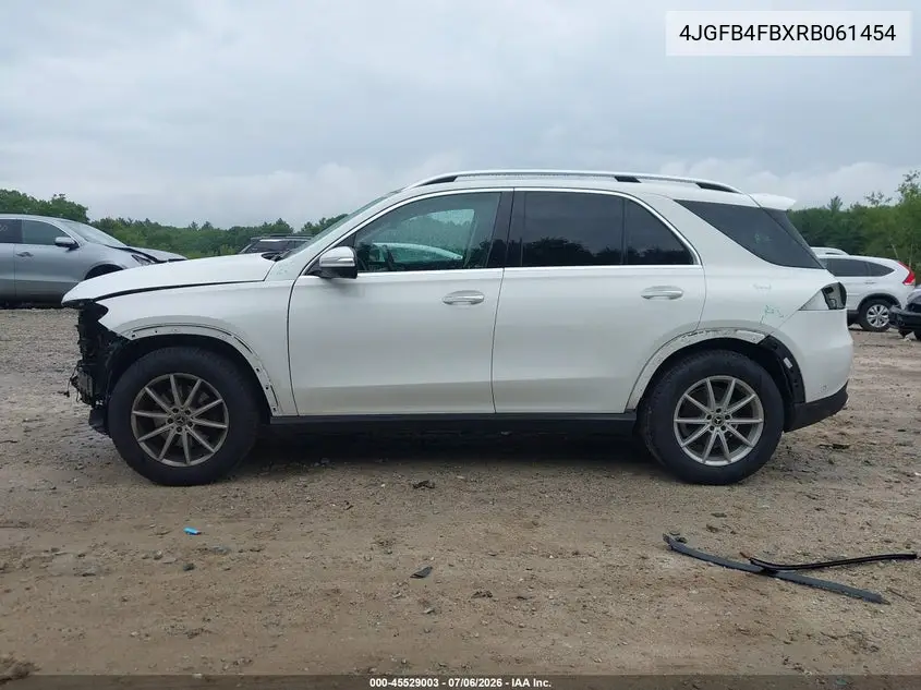 2024 Mercedes-Benz Gle 350 4Matic VIN: 4JGFB4FBXRB061454 Lot: 45529003