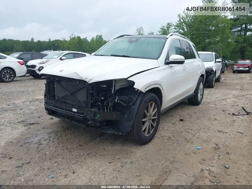 2024 Mercedes-Benz Gle 350 4Matic VIN: 4JGFB4FBXRB061454 Lot: 45529003
