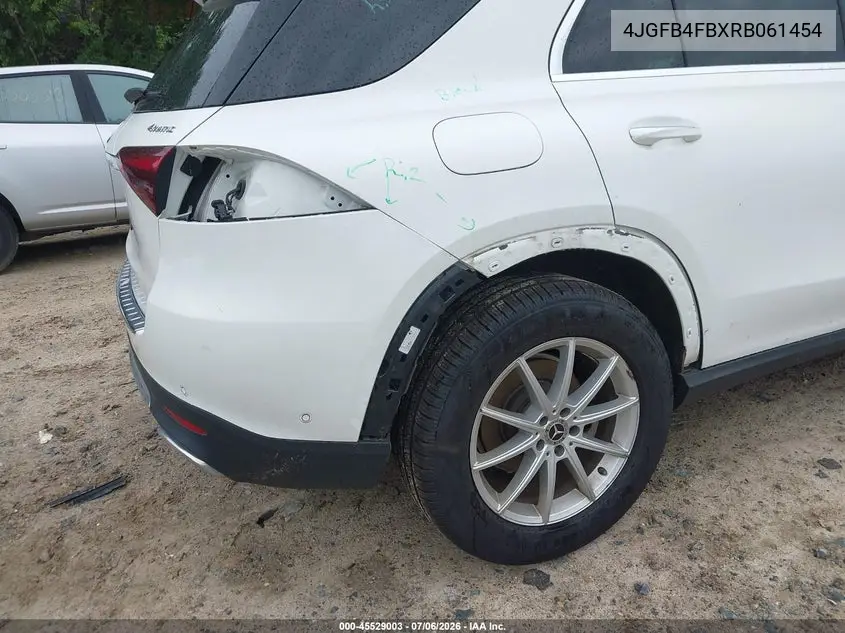 2024 Mercedes-Benz Gle 350 4Matic VIN: 4JGFB4FBXRB061454 Lot: 45529003