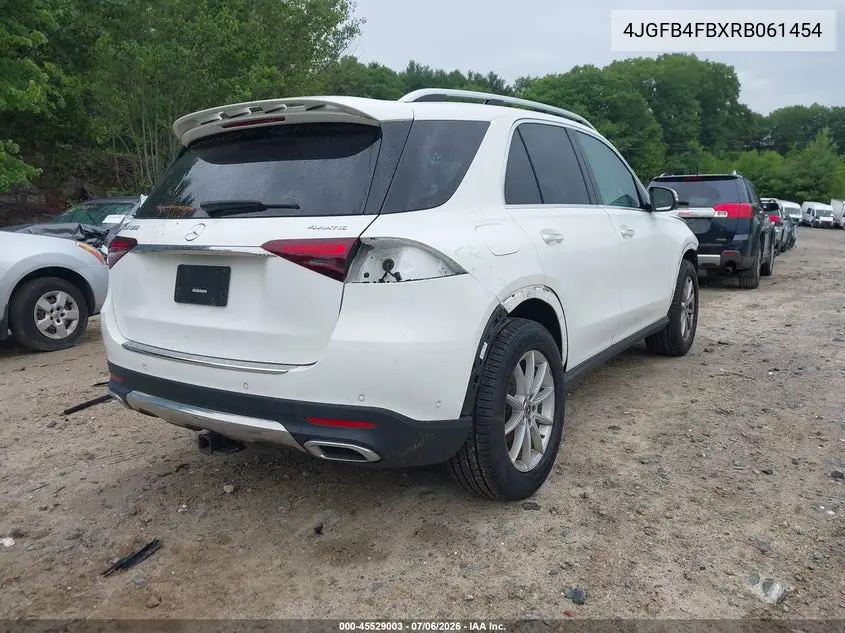 2024 Mercedes-Benz Gle 350 4Matic VIN: 4JGFB4FBXRB061454 Lot: 45529003