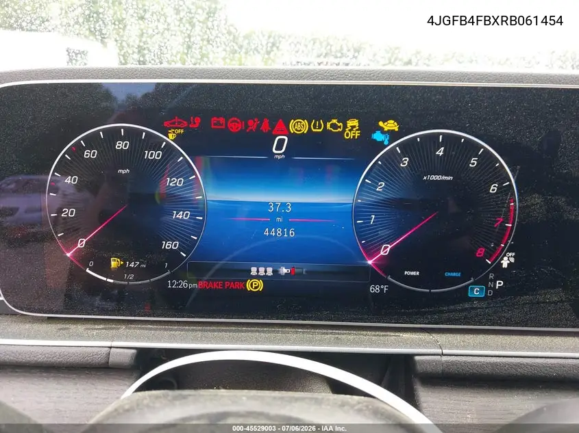 2024 Mercedes-Benz Gle 350 4Matic VIN: 4JGFB4FBXRB061454 Lot: 45529003