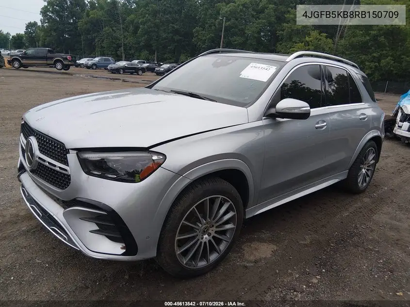 2024 Mercedes-Benz Gle 450 4Matic VIN: 4JGFB5KB8RB150709 Lot: 45613542