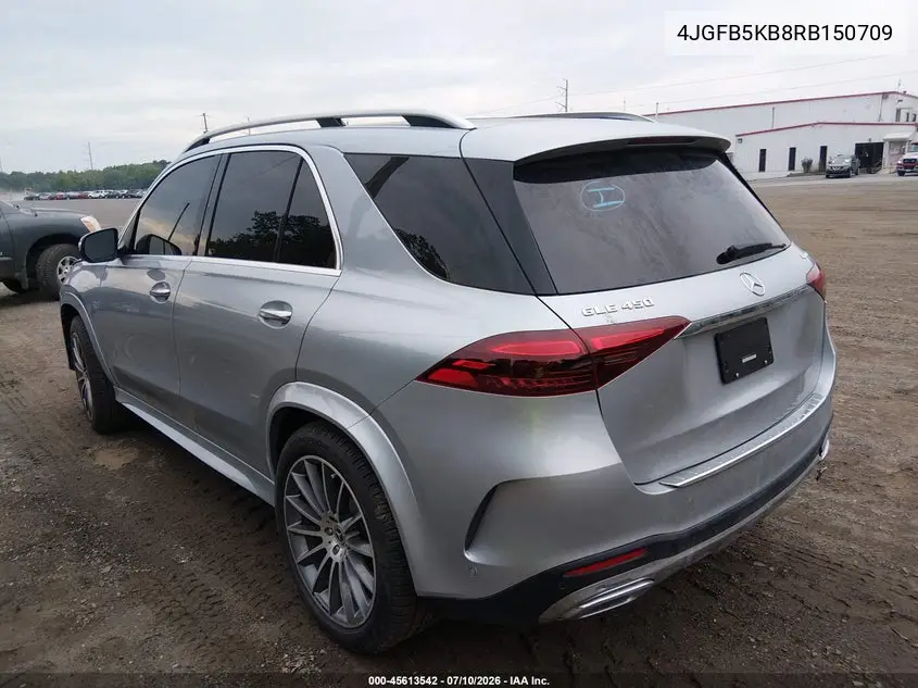 2024 Mercedes-Benz Gle 450 4Matic VIN: 4JGFB5KB8RB150709 Lot: 45613542