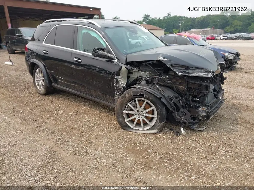2024 Mercedes-Benz Gle 450 4Matic VIN: 4JGFB5KB3RB221962 Lot: 45629932