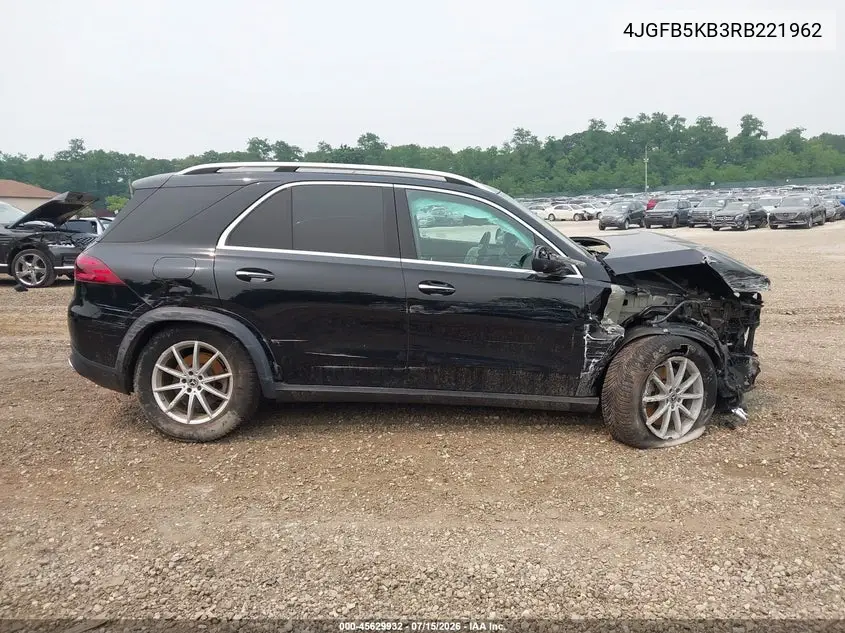 2024 Mercedes-Benz Gle 450 4Matic VIN: 4JGFB5KB3RB221962 Lot: 45629932