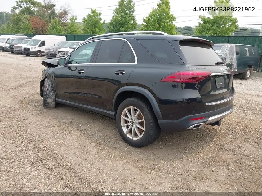 2024 Mercedes-Benz Gle 450 4Matic VIN: 4JGFB5KB3RB221962 Lot: 45629932