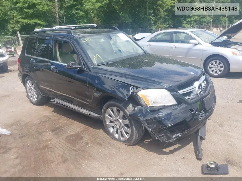 2010 Mercedes-Benz Glk 350 4Matic VIN: WDCGG8HB3AF435148 Lot: 45372890