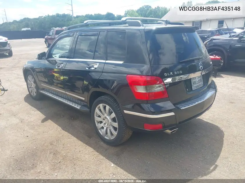 2010 Mercedes-Benz Glk 350 4Matic VIN: WDCGG8HB3AF435148 Lot: 45372890