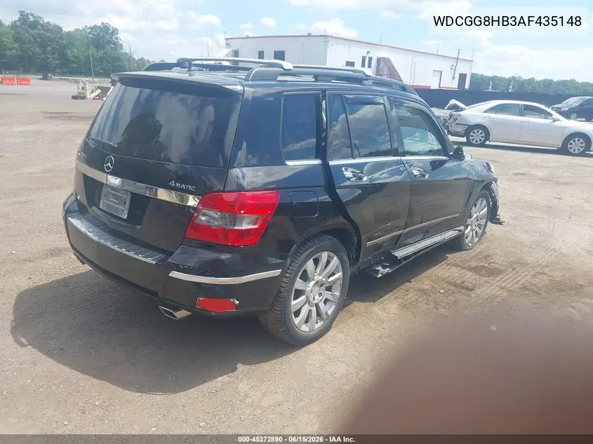 2010 Mercedes-Benz Glk 350 4Matic VIN: WDCGG8HB3AF435148 Lot: 45372890