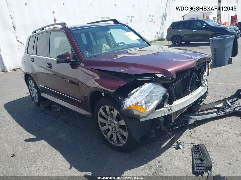 2010 Mercedes-Benz Glk 350 4Matic VIN: WDCGG8HBXAF412045 Lot: 45422036