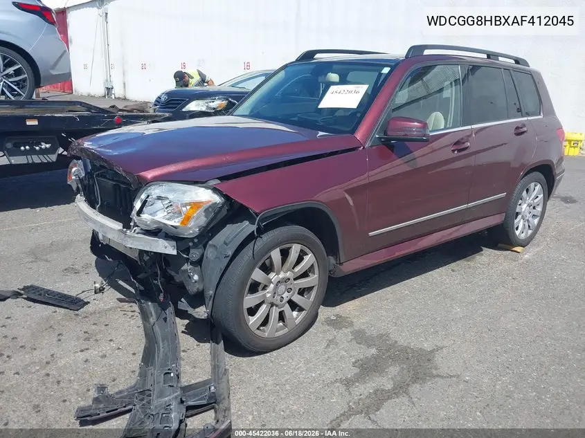 2010 Mercedes-Benz Glk 350 4Matic VIN: WDCGG8HBXAF412045 Lot: 45422036