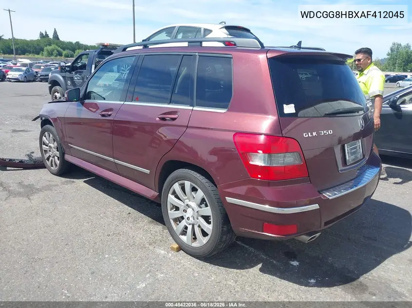 2010 Mercedes-Benz Glk 350 4Matic VIN: WDCGG8HBXAF412045 Lot: 45422036