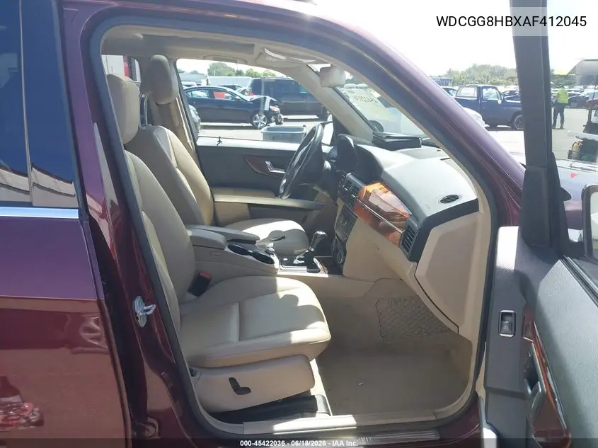 2010 Mercedes-Benz Glk 350 4Matic VIN: WDCGG8HBXAF412045 Lot: 45422036