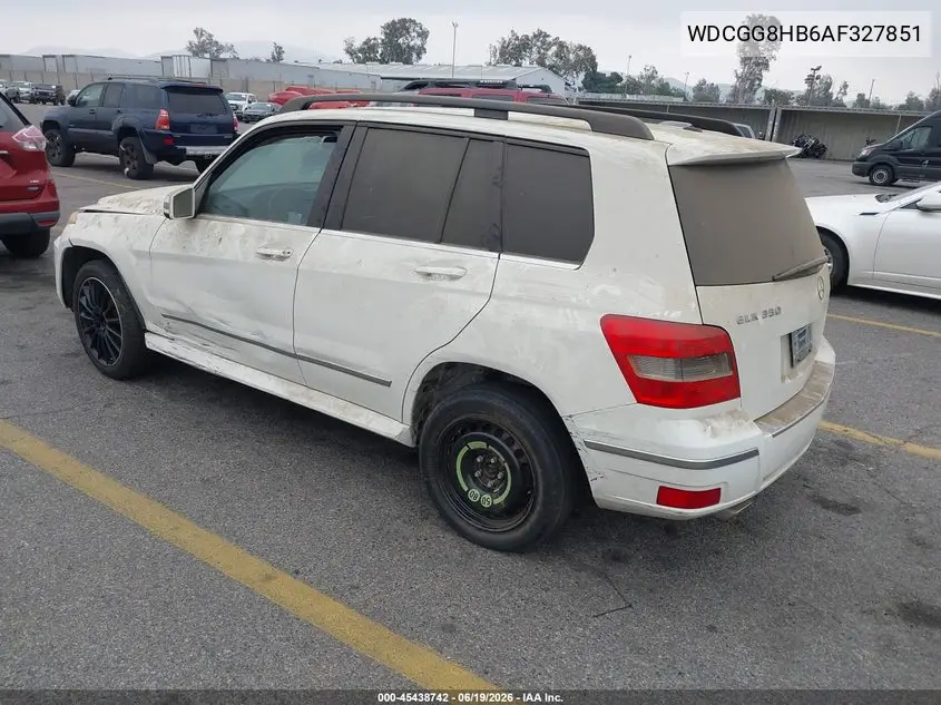 2010 Mercedes-Benz Glk 350 4Matic VIN: WDCGG8HB6AF327851 Lot: 45438742