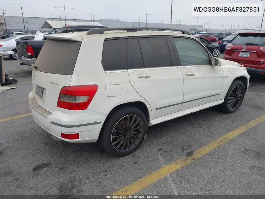 2010 Mercedes-Benz Glk 350 4Matic VIN: WDCGG8HB6AF327851 Lot: 45438742