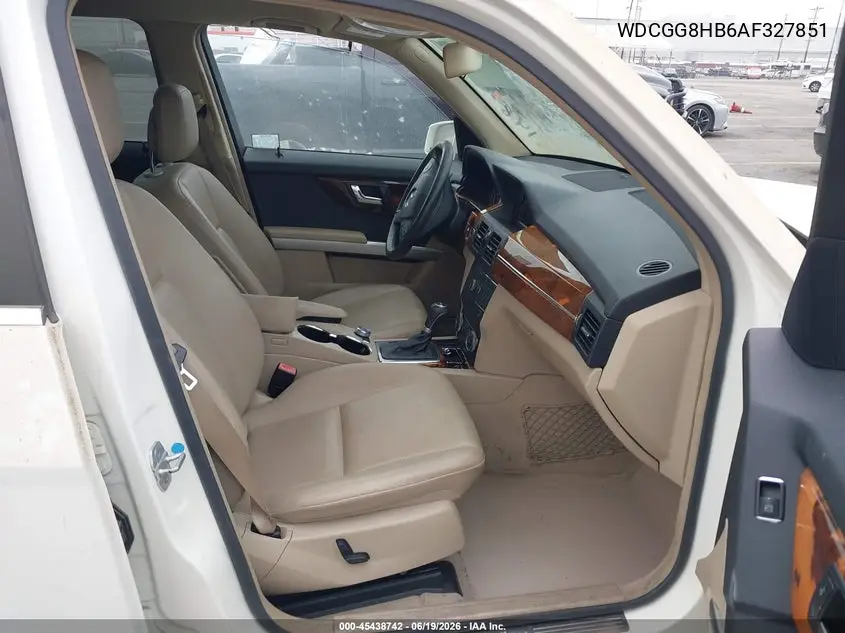 2010 Mercedes-Benz Glk 350 4Matic VIN: WDCGG8HB6AF327851 Lot: 45438742