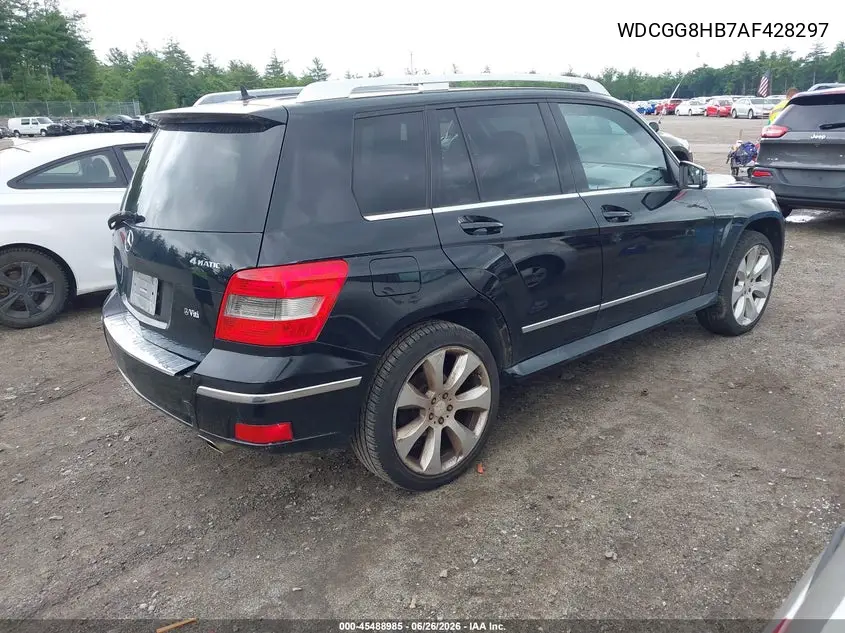2010 Mercedes-Benz Glk 350 4Matic VIN: WDCGG8HB7AF428297 Lot: 45488985