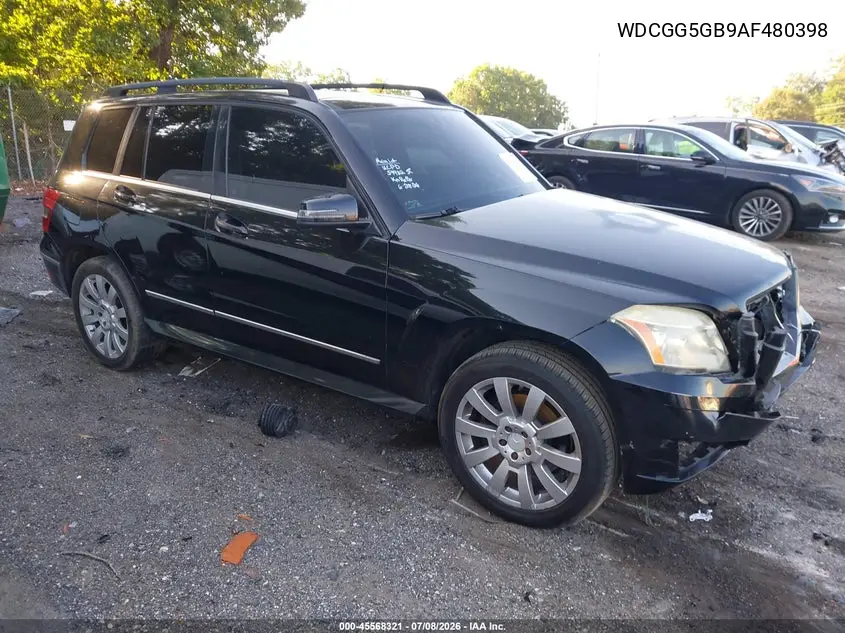 2010 Mercedes-Benz Glk 350 VIN: WDCGG5GB9AF480398 Lot: 45568321