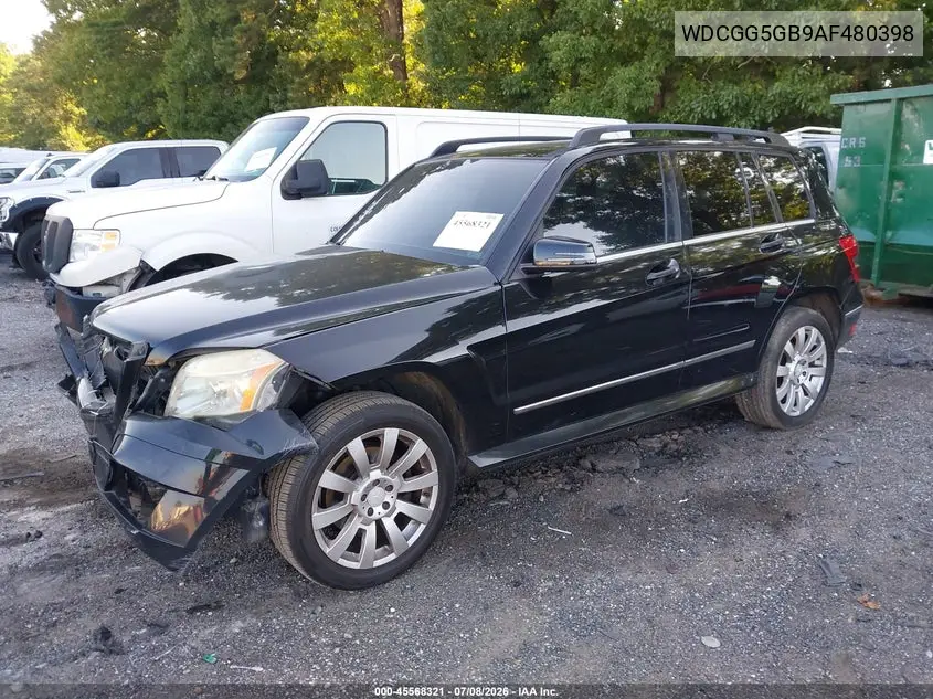 2010 Mercedes-Benz Glk 350 VIN: WDCGG5GB9AF480398 Lot: 45568321